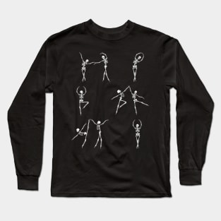 Halloween Skeleton Dance Long Sleeve T-Shirt